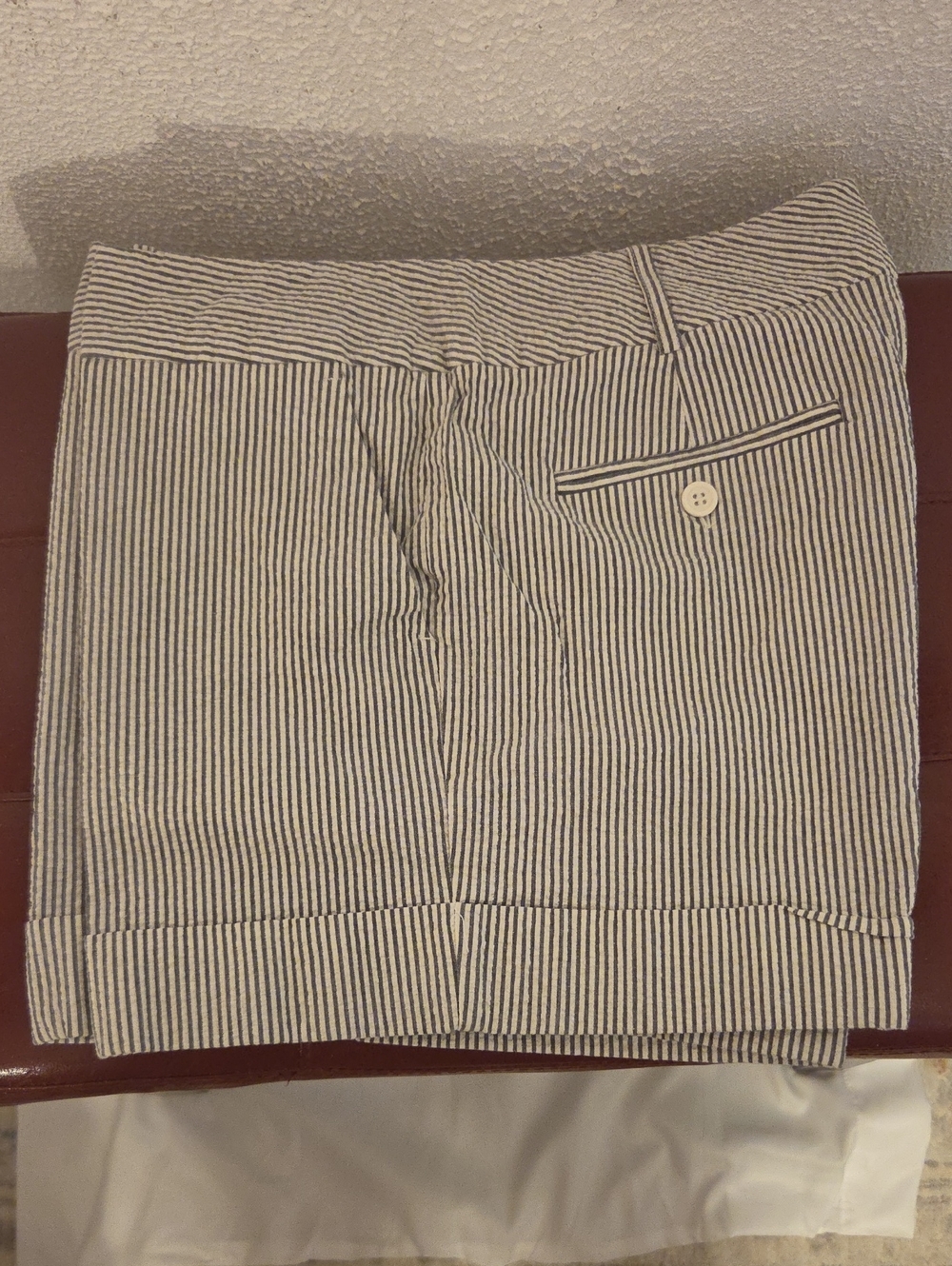INC International Concepts Navy and White Striped Kids Bottoms